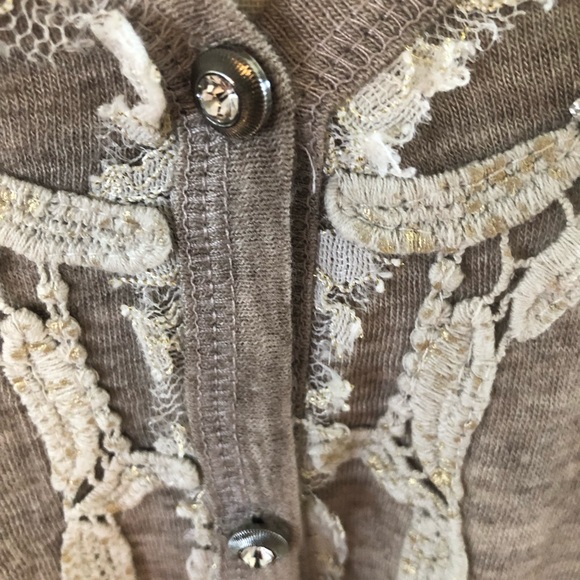 MISS ME Dip Dyed Embroidered Cardigan Size S - Picture 10 of 13